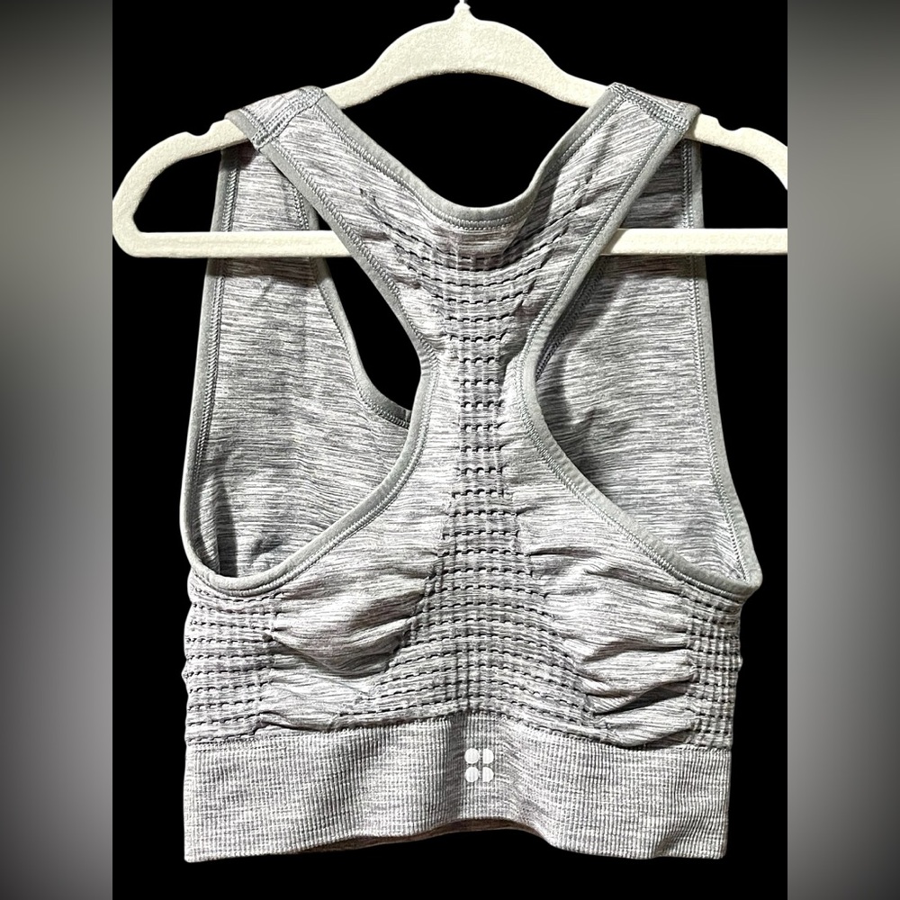 New Sweaty Betty London gray bralette - Picture 2 of 2